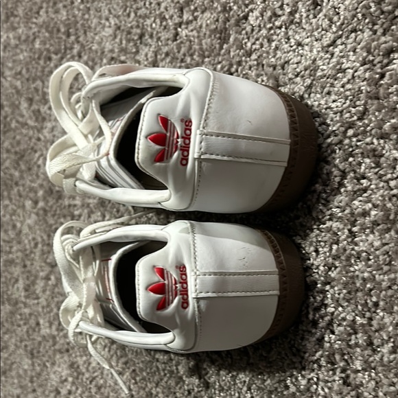 Adidas  White and Red Sambas - Picture 3 of 3